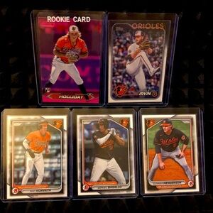 Jackson Holliday 2024:Rookie Henderson- Bowman -Samuel Basallo-Horvath-Orioles